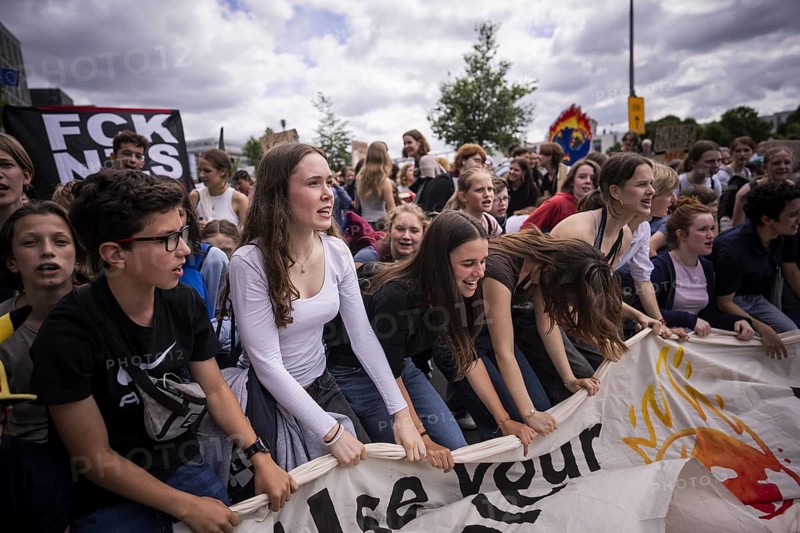 Berlin, 31.05.2024. Climate strike by Fridays For Future with over 13, 000 mostly young people in Berlin, a demonstration for the upcoming EU elections