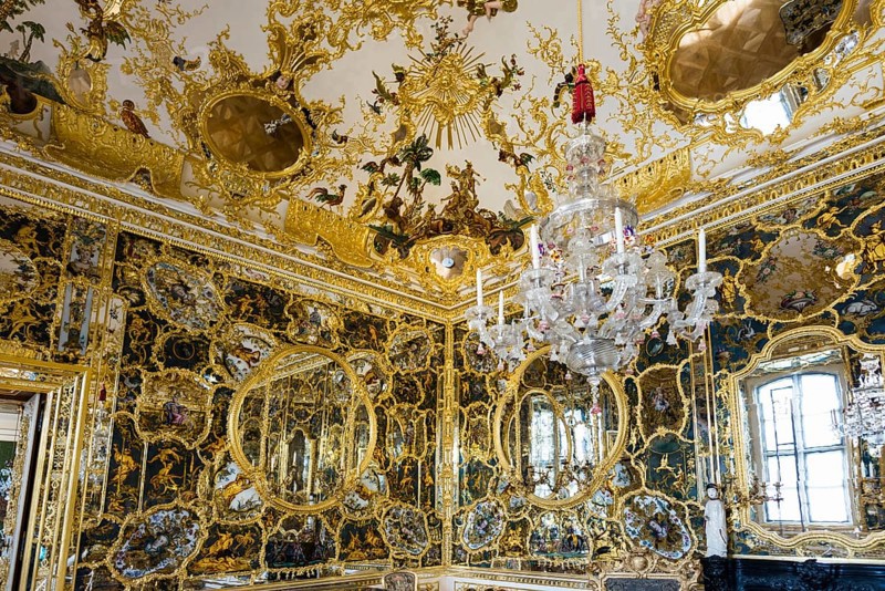 Hall of Mirrors, Wuerzburg Residence, UNESCO World Heritage Site, Wuerzburg, Lower Franconia, Franconia, Bavaria, Germany, Europe
