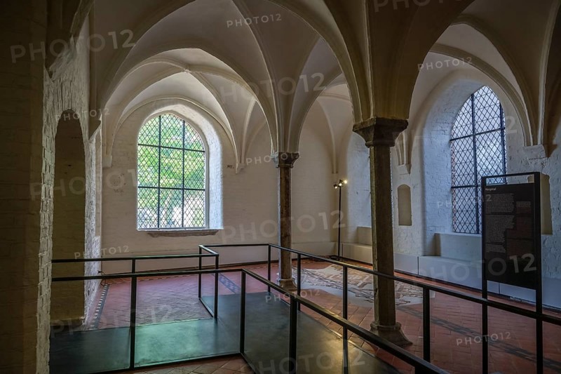 Castle monastery as part of the European Hanseatic Museum, An der Untertrave, Luebeck, Schleswig-Holstein, Germany, Europe