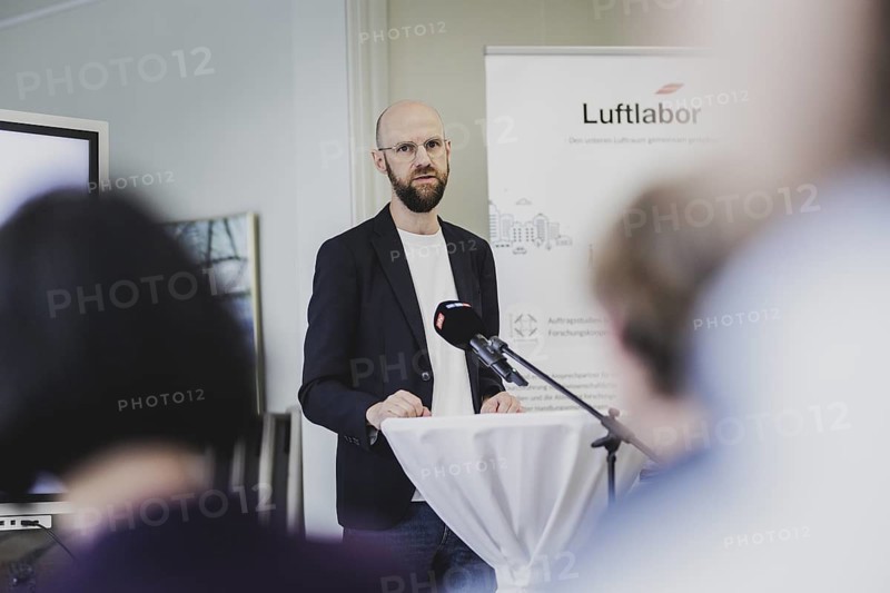 Robin Kellermann, aerial laboratory, photographed as part of the official opening of the drone delivery service 'Marktschwalbe' in Wusterhausen/Dosse, 31 May 2024 / Photographed on behalf of the Federal Ministry of Agriculture and Food