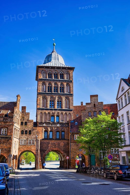Burgtor, Hanseatic City of Luebeck, Schleswig-Holstein, Germany, Europe