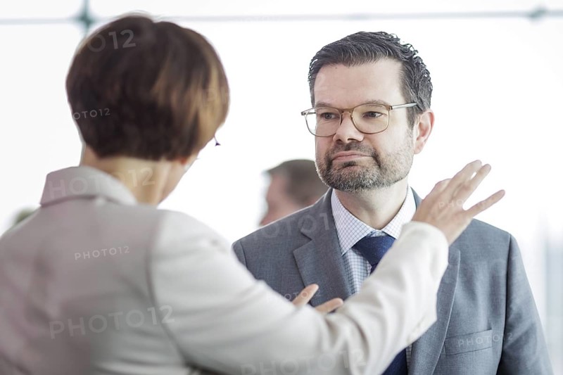 Bettina Stark-Watzinger (FDP), Federal Minister of Education and Research, and Marco Buschmann (FDP), Federal Minister of Justice, recorded during the cabinet meeting in Berlin, 29 May 2024