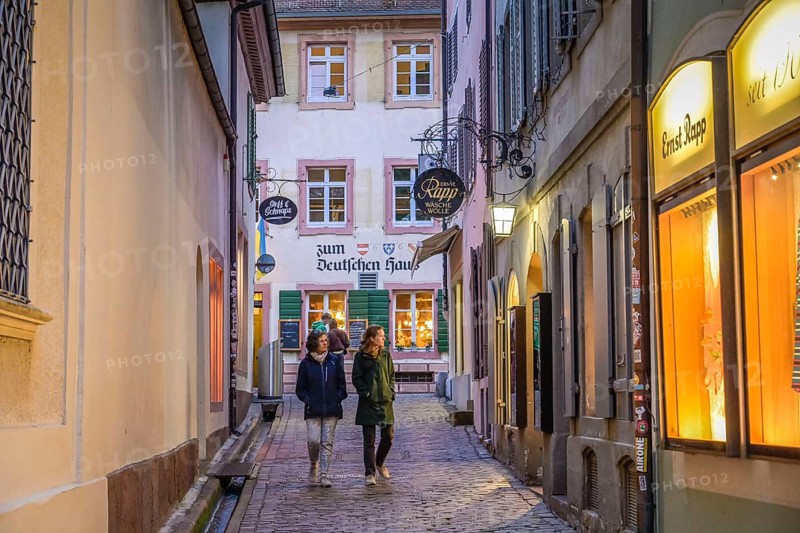 Wirtshaus Zum Deutschen Haus, Buttergasse, Schusterstrasse, Freiburg im Breisgau, Baden-Wuerttemberg, Germany, Europe