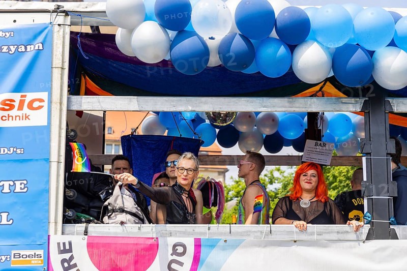 Christopher Street Day in Dresden, Dresden, Saxony, Germany, Europe