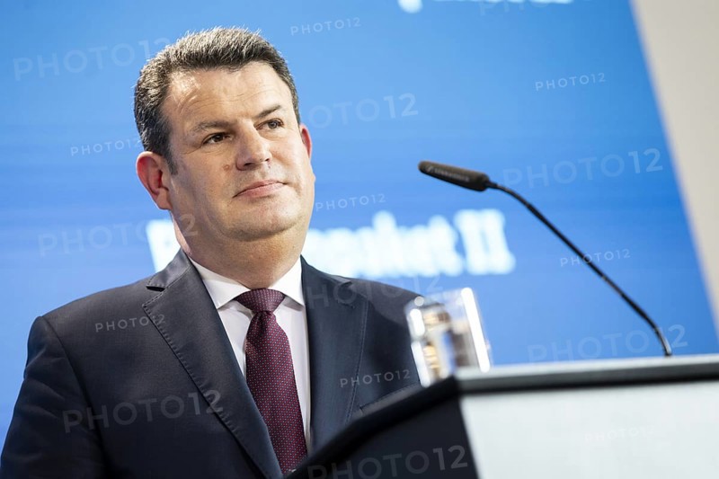 Hubertus Heil (SPD), Federal Minister of Labour and Social Affairs, recorded as part of a press statement on the Cabinet decision on Pension Package II in Berlin, 29/05/2024