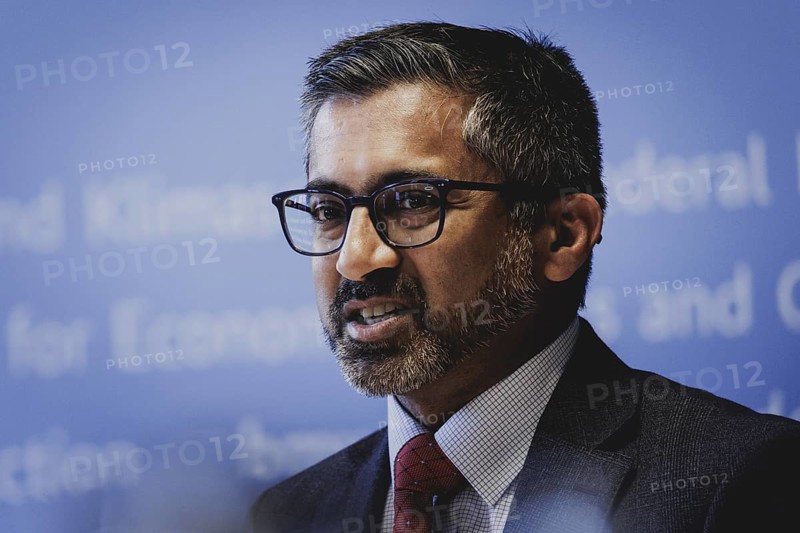 Chirag Parikh, Executive Secretary of the US National Space Council, recorded at the launch event for the German-American climate mission 'GRACE-C, Weighing the Earth from Space' in Berlin, 3 June 2024