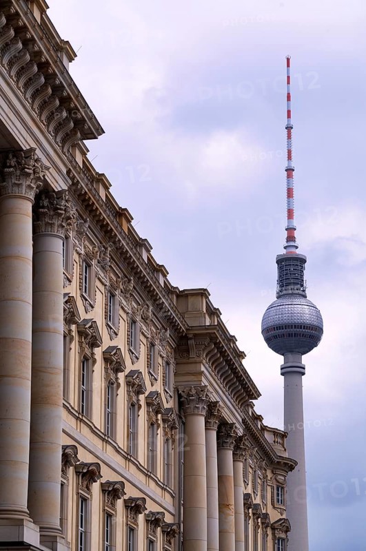 Humboldt Forum, City Palace, Berlin Palace, Alex TV Tower, Berlin, Germany, Europe