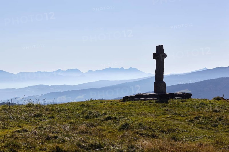 Saualpe, view to the Karawanken, Carinthia, Austria, Europe