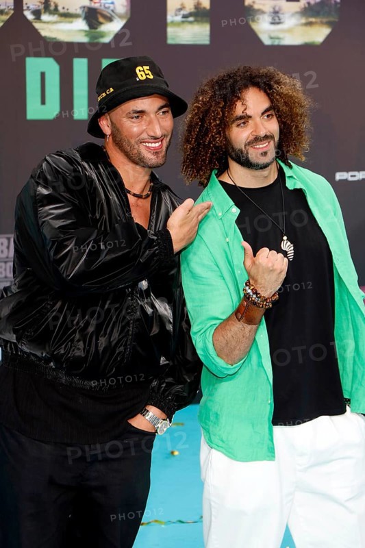 Bilall Fallah and Adil El Arbi at the Bad Boys, Ride or the Germany premiere in Berlin at the Zoo Palast on 27 May 2024