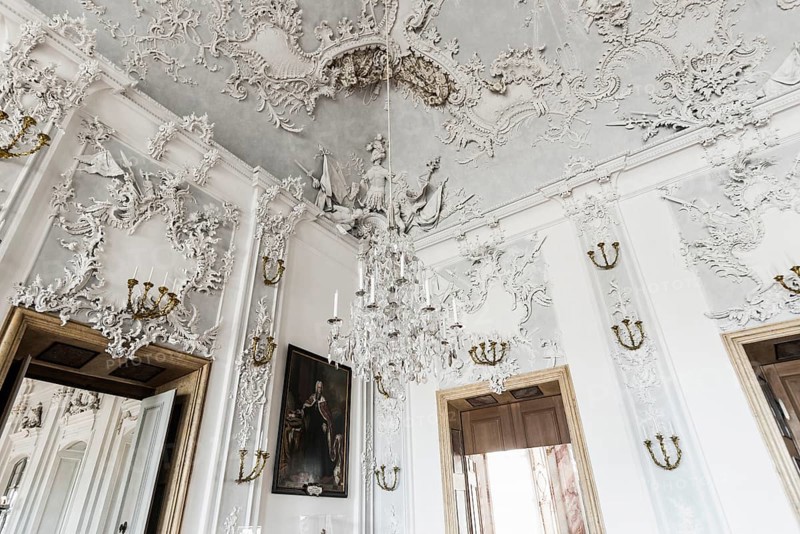 White Hall, Wuerzburg Residence, UNESCO World Heritage Site, Wuerzburg, Lower Franconia, Franconia, Bavaria, Germany, Europe