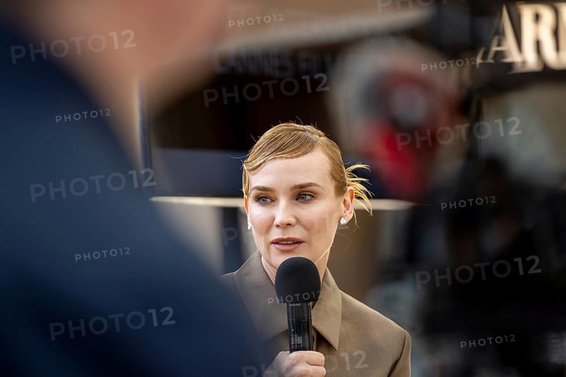 Cannes, France, 19.5.2024: Diane Kruger talking about her new film The Shrouds at The WRAP Conversations at Armani Caffe, 19.05.2024, Europe