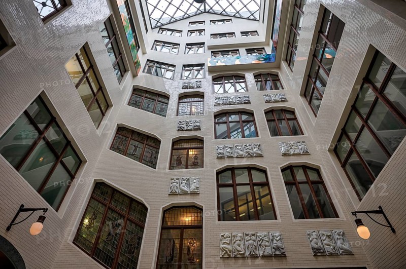 Specks Hof, shopping arcade, mall, shopping centre, shopping arcade, Leipzig, Saxony, Germany, Europe