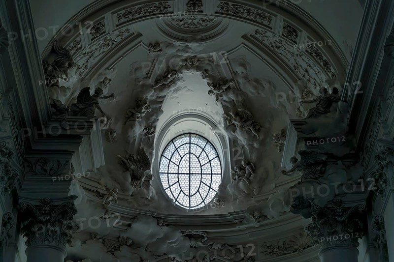Interior view, Kollegienkirche, Salzburg, Salzburger Land, Austria, Europe