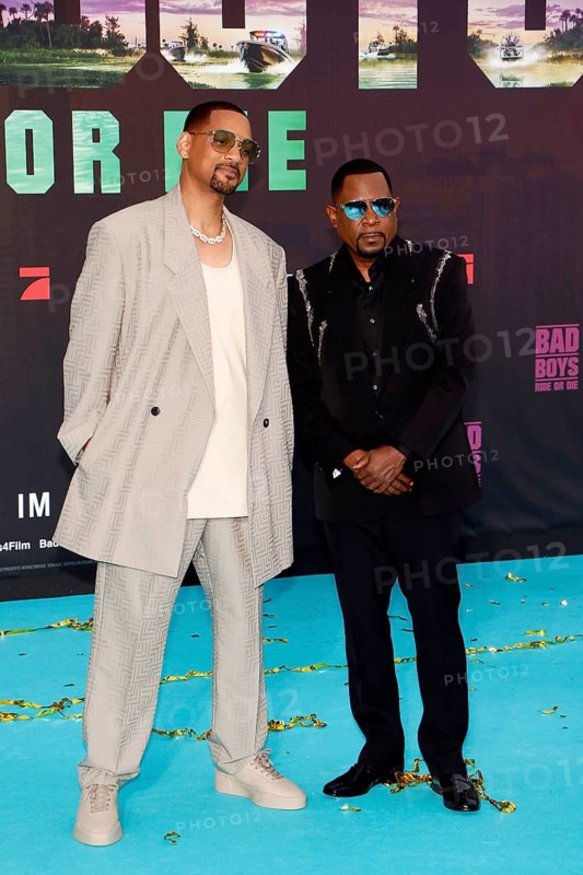 Will Smith and Martin Lwrence at the Bad Boys, Ride or the Germany premiere in Berlin at the Zoo Palast on 27 May 2024