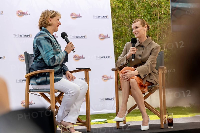 Cannes, France, 19.5.2024: Diane Kruger in conversation with Sharon Waxman about her new film The Shrouds at The WRAP Conversations at Armani Caffe, 19.05.2024, Europe