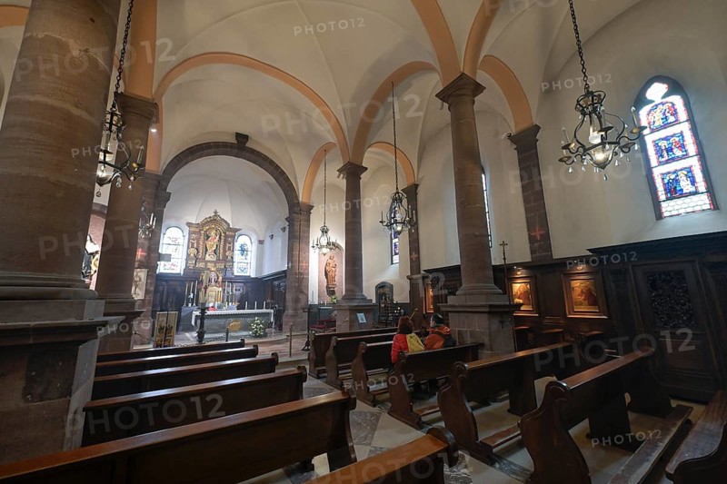 Convent Church of Our Lady of the Odilienberg, Hohenburg Monastery, Odilienberg, Alsace, France, Europe