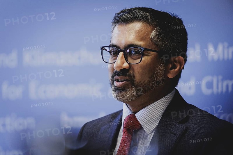 Chirag Parikh, Executive Secretary of the US National Space Council, recorded at the launch event for the German-American climate mission 'GRACE-C, Weighing the Earth from Space' in Berlin, 3 June 2024