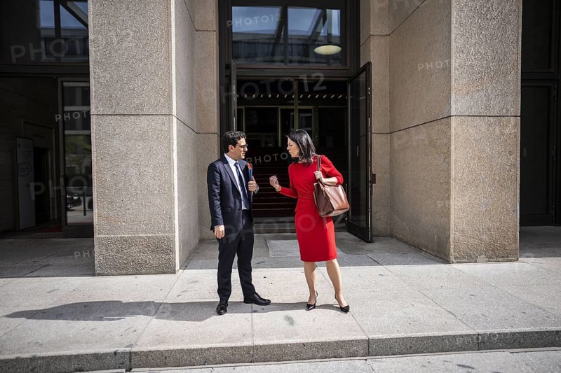 Berlin, 28 May 2024: Federal Foreign Minister Annalena Baerbock meets French Foreign Minister Stephane Sejourne at the Federal Foreign Office in Berlin