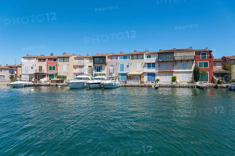 The Colourful Houses, Maisons de colorees, Port Grimaud, Var, Provence-Alpes-Cote d Azur, France, Europe