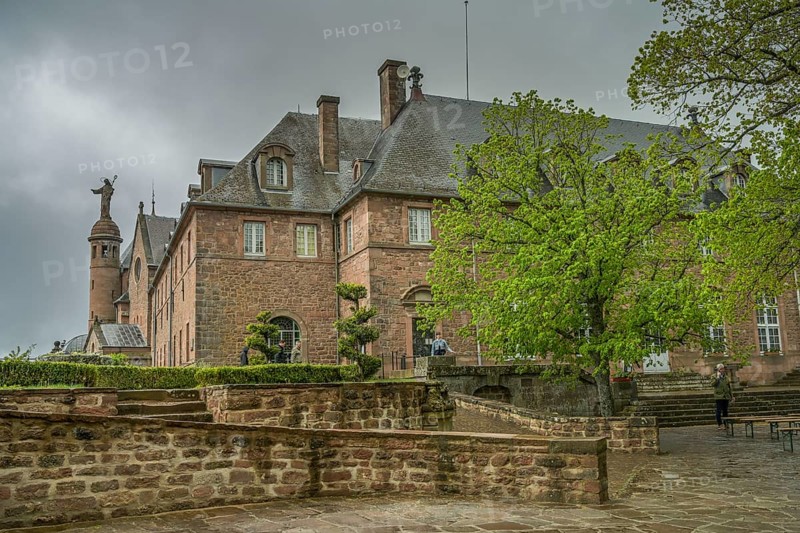 Hohenburg Monastery, Odilienberg, Alsace, France, Europe