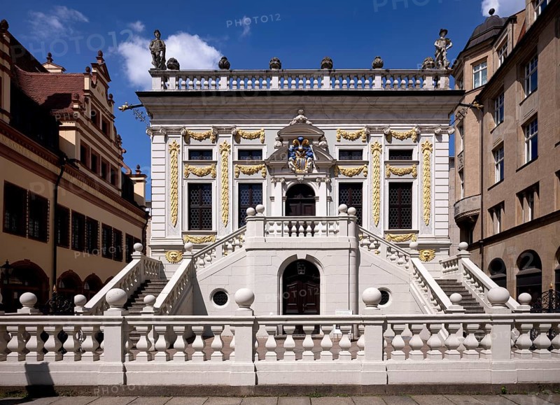 Old Stock Exchange, Trading Exchange, Naschmarkt, Leipzig, Saxony, Germany, Europe