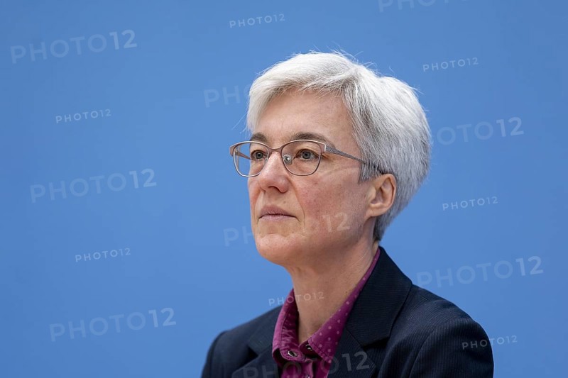 Dr Brigitte Knopf, Deputy Chairwoman of the Expert Council for Climate Issues, recorded at the press conference on the special report on the review of the greenhouse gas projection data 2024 at the Haus der Bundespressekonferenz in Berlin, 3 June 2024