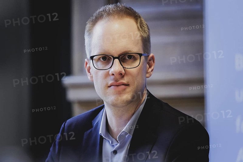 Jens Brandenburg, Parliamentary State Secretary at the Federal Ministry of Education and Research, recorded at the launch event for the German-American climate mission 'GRACE-C, Weighing the Earth from Space' in Berlin, 3 June 2024