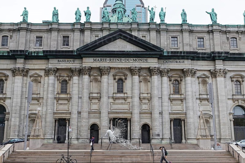 Basilica, Marie Reine Du Monde, Montreal, Province of Quebec, Canada, North America
