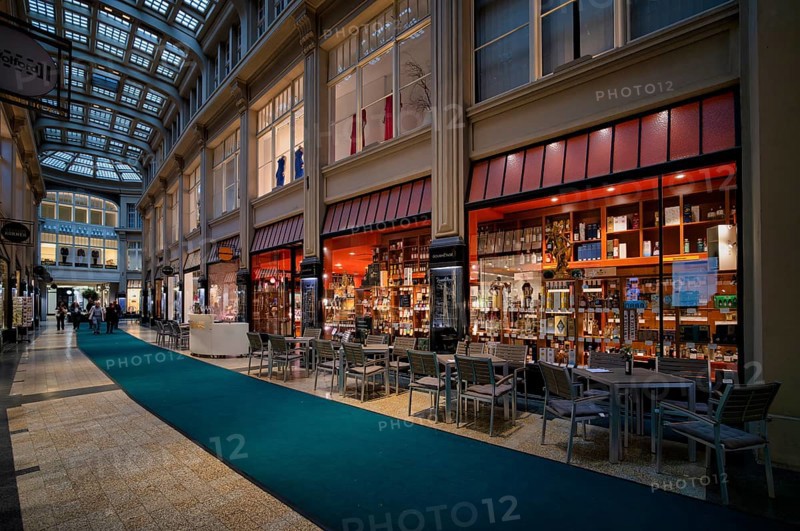 Maedlerpassage, shopping arcade, shopping mall, shopping centre, shopping arcade, Leipzig, Saxony, Germany, Europe