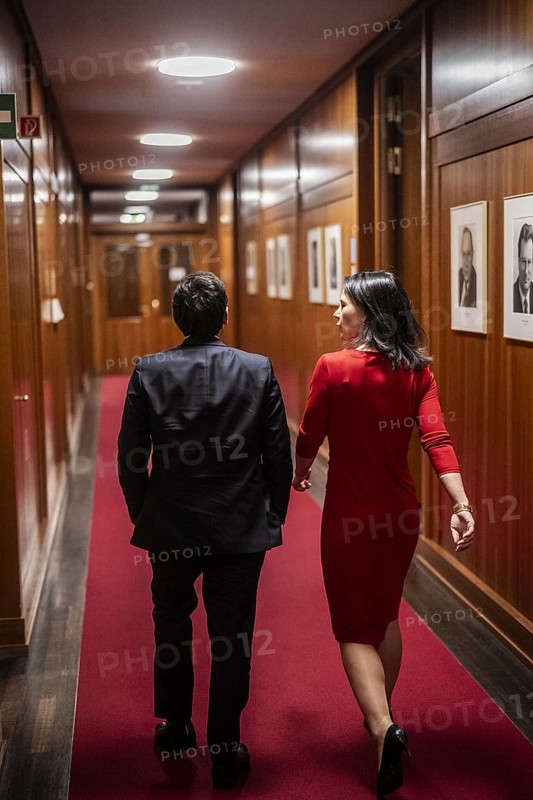 Berlin, 28 May 2024: Federal Foreign Minister Annalena Baerbock meets French Foreign Minister Stephane Sejourne at the Federal Foreign Office in Berlin