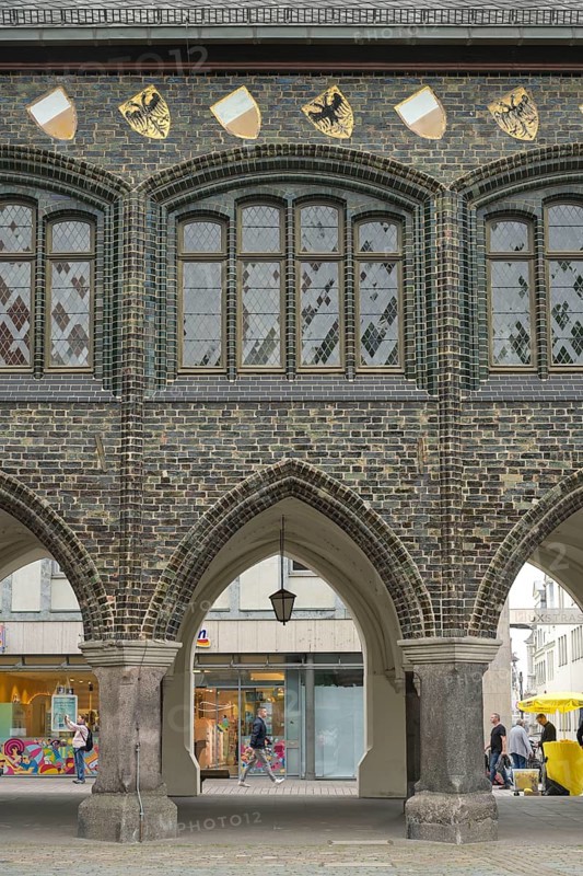 New Chamber, Town Hall, Market, Luebeck, Schleswig-Holstein, Germany, Europe