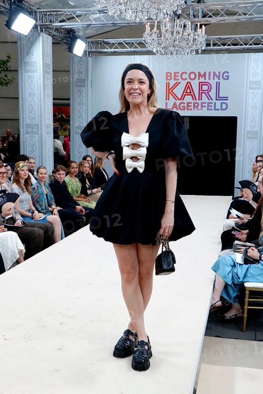 Marina Hormanseder at the German premiere of Becoming Karl Lagerfeld at the Zoo Palast Berlin on 30 May 2024