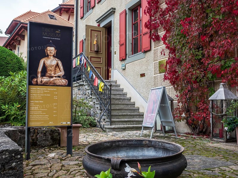 Tibet museum in Gruyeres, Switzerland, Europe