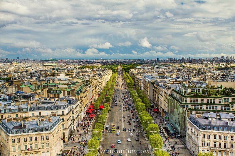 Avenue des Champs-Elysees, Paris, France, Europe