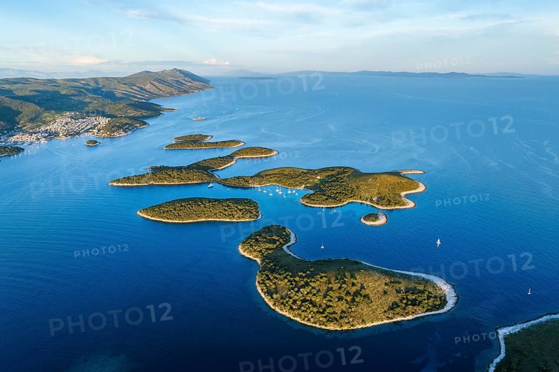 Pakleni or Paklinski Islands off the island of Hvar, Dalmatia, Croatia, Europe