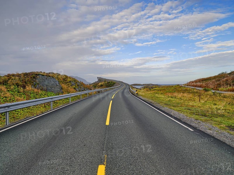 Storseisundbrua bridge, part of the Atlantic Road, Atlanterhavsveien, road, More og Romsdal, Norway, Europe