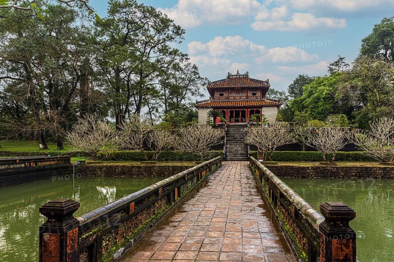 Shrine pavilion in Imperial Khai Dinh Tomb