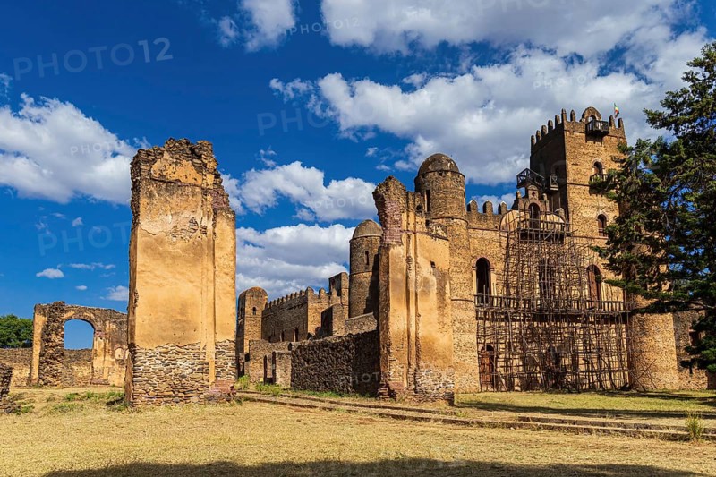 Fasilides Castle, founded by Emperor Fasilides in Gondar, once the old imperial capital and capital of the historic Begemder Province