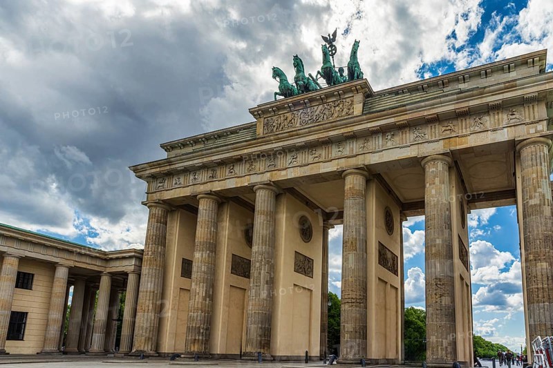 Berlin Brandenburger Tor. Historische deutsche Architektur