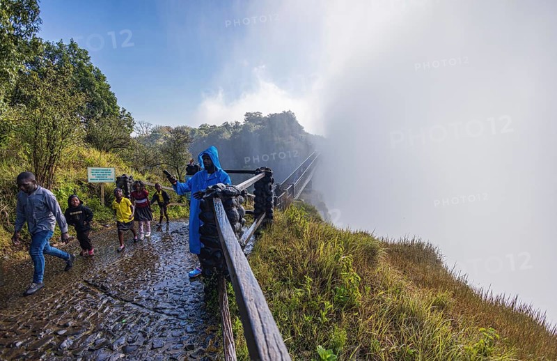 Knife Edge Bridge at Victoria Falls Waterfall