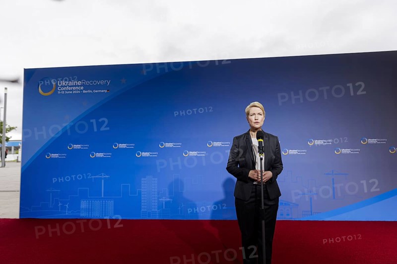 Manuela Schwesig, SPD, Minister President of Mecklenburg-Western Pomerania, President of the Bundesrat, Ukraine Recovery Conference URC in Berlin.