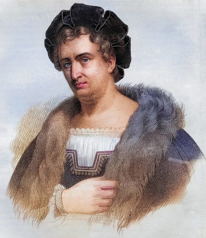 Francois-Joseph Talma, 1763-1826, French actor and theatre director. Lithograph from the 19th century by Em. Baerentzen & Co. From the book Figaro. Journal for Literature, Art and Music by Georg Garstensen. Published in 1841, digitally restored reproduction from a 19th century original, record date not stated