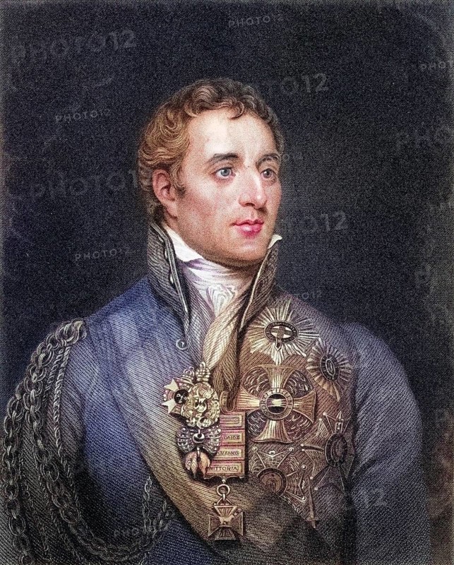 Arthur Wellesley, 1st Duke of Wellington, 1769-1852, British soldier and statesman, digitally restored reproduction from a 19th century original, Record date not stated