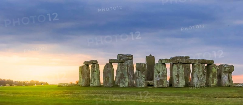 The famous Stonehenge around Fall