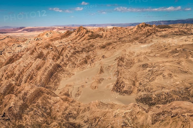 Arid landscape at the Valley of the Moon in Chile