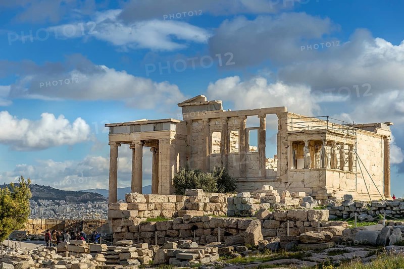 Parthenon, temple on the Athenian Acropolis, dedicated to the maiden goddess Athena