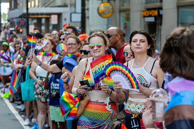 Detroit, Michigan USA, 9 June 2024, Gay, lesbian, bisexual, and transgender activists and their allies marched for equality in the Motor City Pride parade