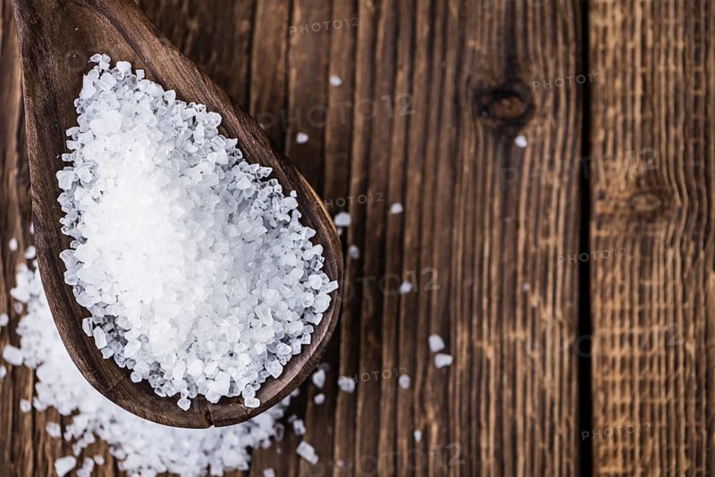 Coarse Salt (selective focus) as detailed close-up shot