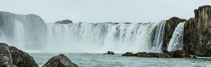The Famous Godafoss waterfall in northern Iceland