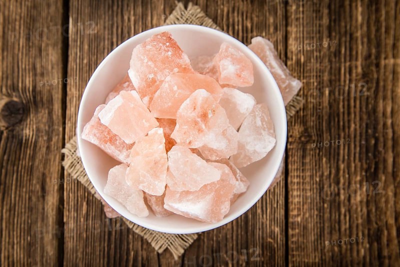 Some parts of himalayan Salt (detailed close-up shot, selective focus)